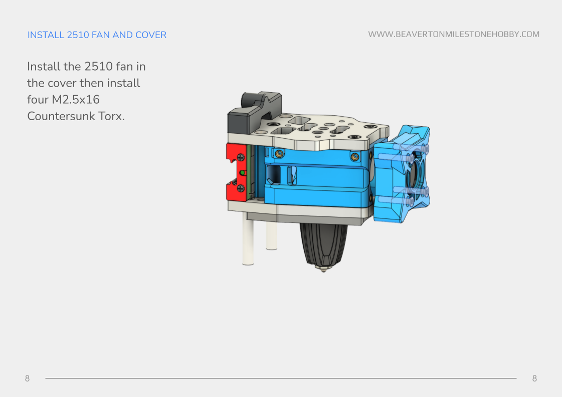 Hypernova Printhead build step twenty-five